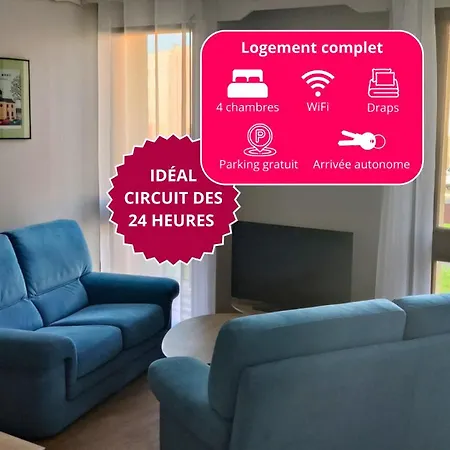 Apartment 4 Ideal 24h Moto & Voiture