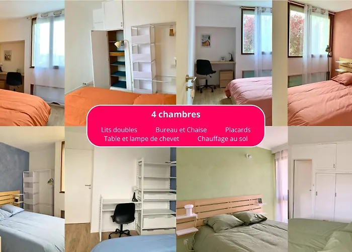 公寓 4 Ideal 24h Moto & Voiture